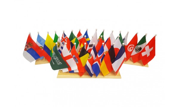 2022 World Cup Plinth Table Flag Pack